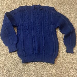 Hand Made Sweater Crochet Hand Crafted Size Approximately XS Unisex